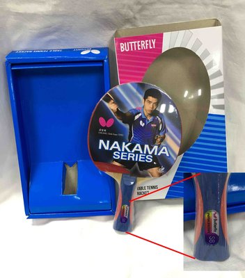 "爾東體育" BUTTERFLY 蝴蝶牌 碳纖貼皮負手板 NAKAMA S-8 S8 刀板 正反拍 桌拍 兵乓球拍