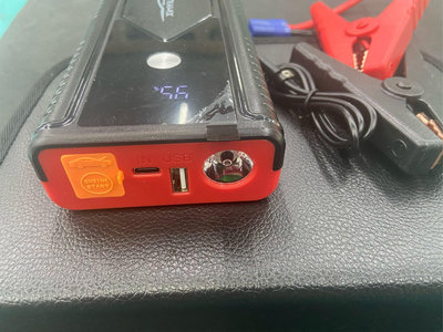 12V汽車柴油車 緊急啟動電源 20000ma USB充電 附收納包 USB車充 防反插智能夾 LED 手電筒