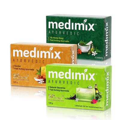超商寄貨只能32個  印度 Medimix(香皂)125g 深綠-草本 桔-檀香 淺綠-寶貝