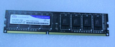 ~ 駿朋電腦 ~ Team 十全 8G DDR3 1600 桌上型記憶體 $600