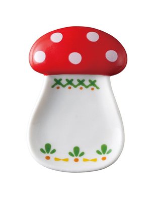 Ellys natural • 【日雜貨ZAKKA】DECOLE • 森林裡的紅蘑菇 午茶時光 筷架 茶包碟