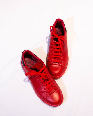 adidas by Raf Simons 'Stan Smith' sneakers.(RED)