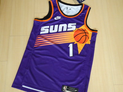 NIKE NBA DRY PHOENIX SUNS鳳凰城太陽隊DEVIN BOOKER復古球迷版球衣DO9452-506
