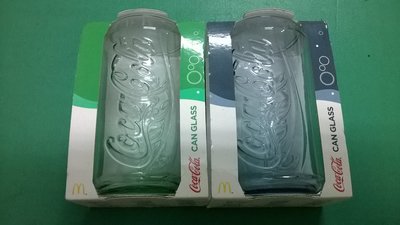 大熊舊書坊-2017 麥當勞 可口可樂 玻璃杯 Coca-Cola 罐裝杯法國製 任一款100元