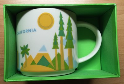 [Starbucks] 星巴克 加州CALIFORNIA 馬克杯---美國帶回