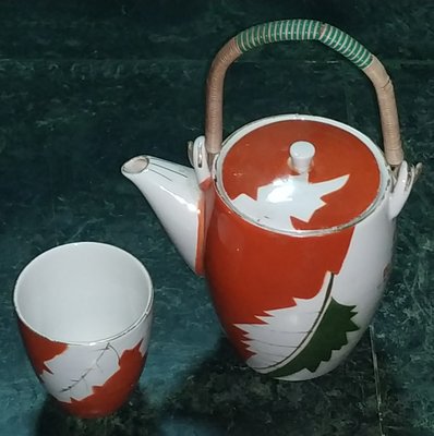 早期 奇龍磁器 老茶壺+茶杯/茶具組.....比大同年代還老