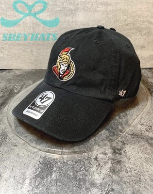 [SREY帽屋]現貨＊47 BRAND CLEAN UP NHL 冰球 渥太華參議員 經典圖 美國限定 老帽 棒球帽