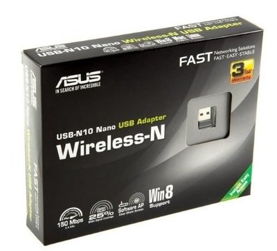 華碩 ASUS USB-N10 NANO 無線網路卡 超迷你