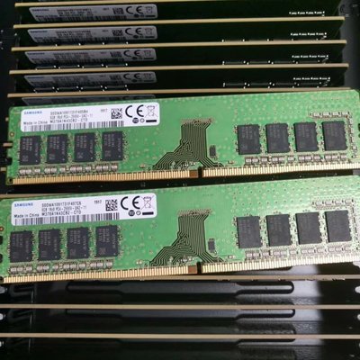 三星8G 1RX8 PC4-2666V-UA2-11 DDR4 M378A1K43CB2-CTD桌機機記憶體