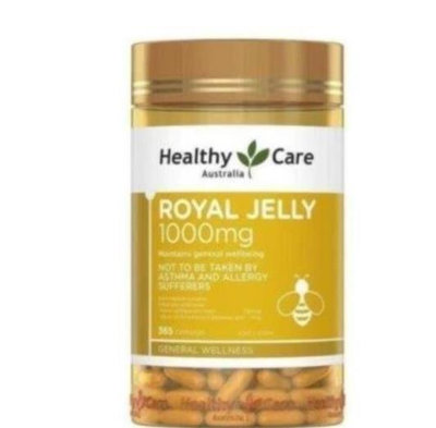 【正品代購】 澳洲 Healthy Care Royal Jelly 蜂王乳膠囊1000mg 365顆/罐