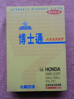 hs47554351  HONDA CIVIC/CITY 1600cc/1300cc 1996-1997全車診斷系統專輯