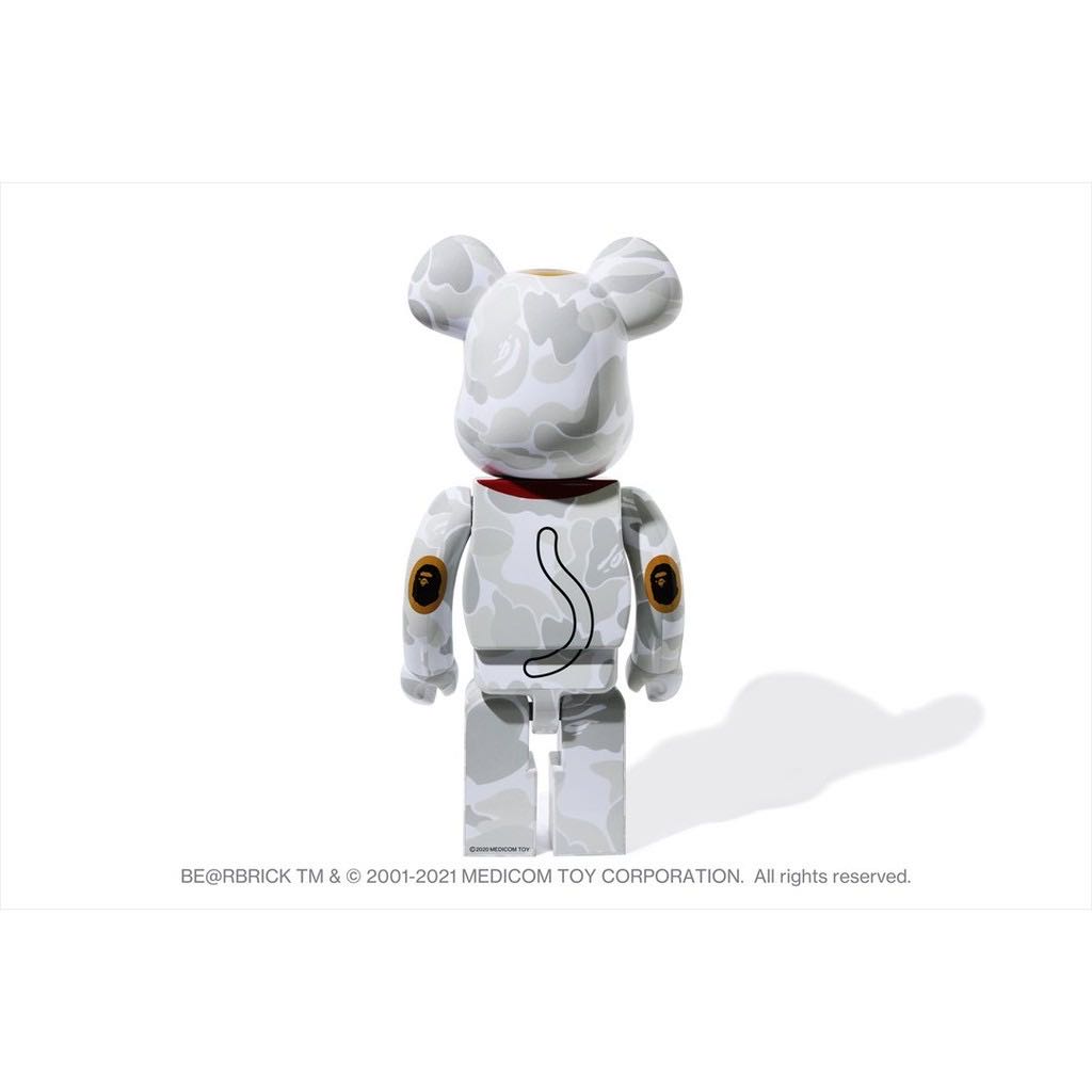 BAPE X MEDICOM TOY NEW YEAR BE@RBRICK MANEKINEKO 1000% 聯名招財貓