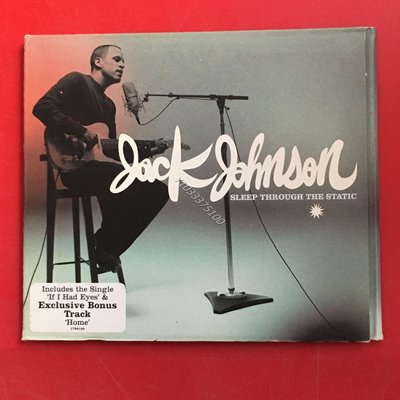 歐拆封 杰克 約翰遜 Jack Johnson Sleep Through The Static 唱片 CD 歌曲【奇摩甄選】246