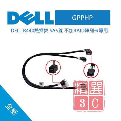 DELL 戴爾 PowerEdge R440 伺服器 RAID卡連接線 GPPHP 0GPPHP SAS線 熱插拔