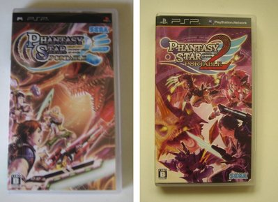 PSP 夢幻之星系列 夢幻之星1，2 日版 Phantasy Star Portable