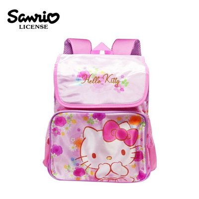 凱蒂貓 玫瑰花系列 後背包 背包 書包 Hello Kitty 三麗鷗 Sanrio 正版授權【449509】