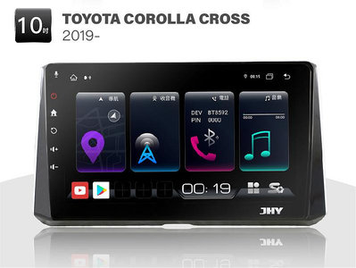 TOYOTA CC COROLLA CROSS 專用10吋高階安卓機+360環景 8核心 8G/128G 導航王A6圖資