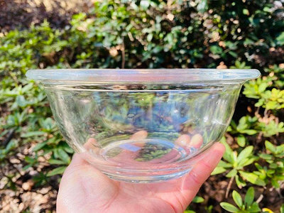 東方小食生活舘日本進口耐熱水晶玻璃碗 廚房透明料理碗 沙拉碗