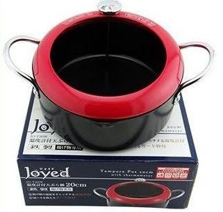 Joyed 日式防噴炸物鍋 20cm 調理鍋/雙耳鍋 JO-T20W