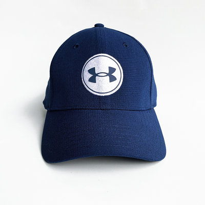 美國百分百【全新真品】Under Armour 運動帽 配件 帽子  UA 遮陽帽 老帽 深藍 CA12