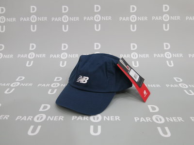 【Dou Partner】NEW BALANCE 經典刺繡 NB 棒球帽 老帽 藍色 LAH91014NGO