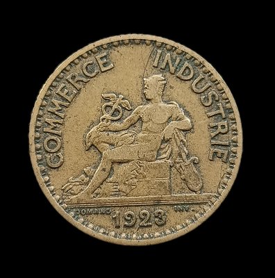 法國    1法朗    1923年       銅幣     2603