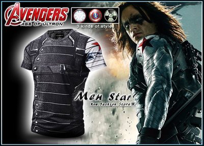 【Men Star】免運費 復仇者聯盟3 酷寒戰士 巴奇 超彈力衣 角色服裝 女 媲美 reebok uniqlo ck