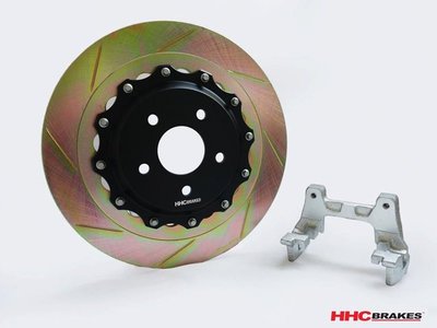 HHC BRAKES Honda Civic 喜美 FK2 Type R 雙片 前 加大 通風 碟盤 350mm