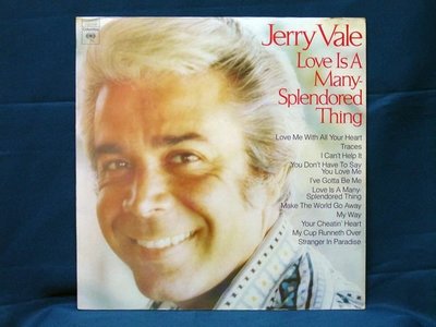【黑膠時代】JERRY VALE / LOVE IS A MANY SPLENDORED THING [ 美版 ]