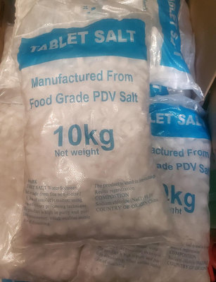 【小江淨水設備】一律免運費。食品級鹽錠通過SGS FDA認證精緻鹽樹脂濾心10公斤裝