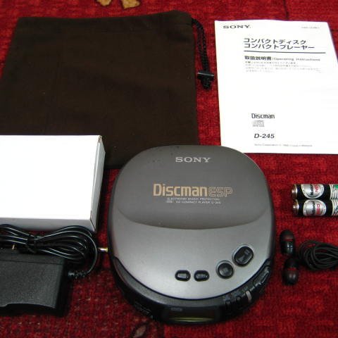 【完美作品】80%新，SONY Discman ESP D-245 CD隨身聽