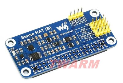 《德源科技》樹莓派Raspberry Pi 4B 3B通用 - Sense HAT (B)擴展板 I2C接口