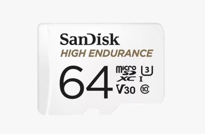 SanDisk 高耐寫 行車記錄器 監視器 記憶卡 64G 64GB  Micro SD HIgh Endurance