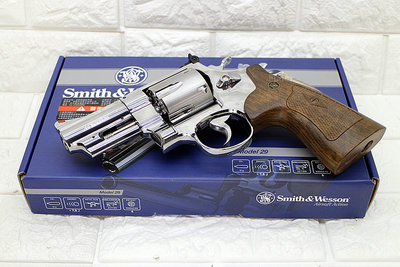 [01] UMAREX Smith &amp; Wesson M29 3吋 左輪 CO2槍 銀 ( 左輪槍BB槍BB彈玩具槍模型