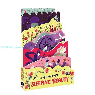 【現貨】睡美人Sleeping Beauty 0-5歲兒童童話故事插圖翻翻異形紙板繪本 英文 Cynthia Alonso書籍