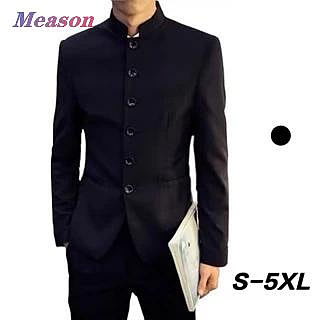 Meason  男士中山西裝韓版修身西裝外套满599免運