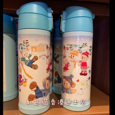 香港迪士尼 HK 冬日系列 聖誕節 達菲好朋友 保溫瓶 如意貓