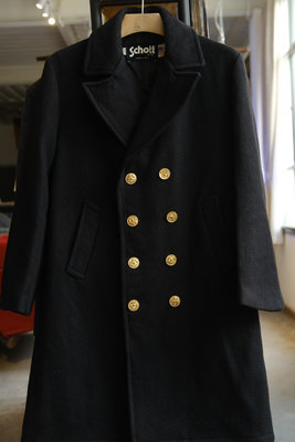 Schott肖特羊毛海軍大衣 Pea Coat美國制，原版，