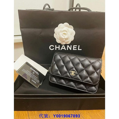 二手正品 Chanel 香奈兒 20ss mini woc 鏈條包 荔枝皮 金扣/銀扣 側/肩背包 AP1649