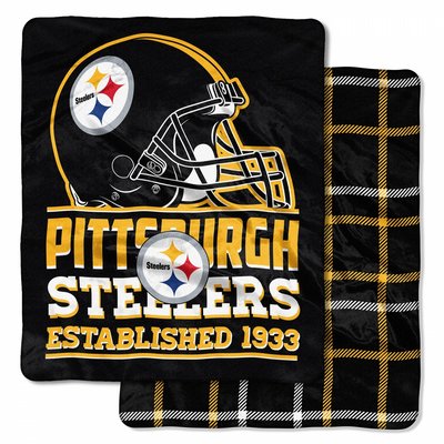[現貨]美式足球雙面毛毯NFL匹茲堡鋼人Pittsburgh Steelers Double-Sided空調交換生日禮品