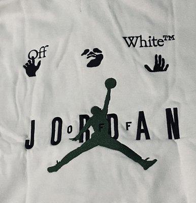 Jordan x Off-White HOODIE 連帽長袖Tee DM0060-054 現貨 全新 XL