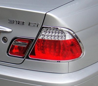 IDFR ODE 汽車精品 BMW 3系列 E46 2門 雙門 03-06 鍍鉻後燈框 尾燈框