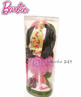 Colorful DAY美泰兒Mettle 芭比(Barbie)肯尼狂熱系列立體限量卡裝套裝含鞋配件套組