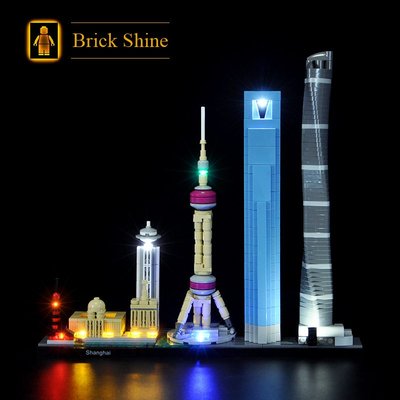 現貨 燈組 樂高 LEGO 21039 上海 Architecture 建築系列 全新未拆  BS原廠燈