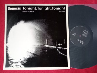 Genesis/Tonight, tonight, tonight/45轉12吋單曲/英國版NM-