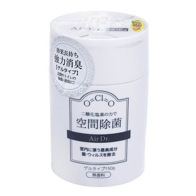 【JPGO】日本製 紀陽除虫菊 Air Doctor 室內空間消臭劑 凝膠 150g#332