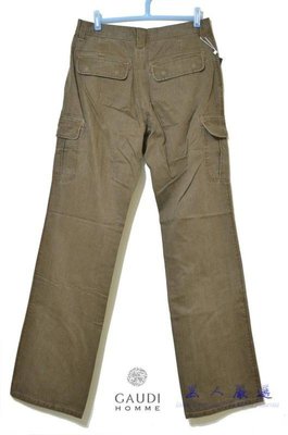 MIT 全新正品 GAUDI HOMME 專櫃 六口袋休閒褲 L XL號《GD09》