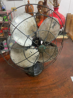 阿公的舊情人 Merrin Electric Fan 電扇 美國製 國家歷史博物館 典藏 老電扇 非進口 台灣老房子尋得 日本時代 1895-1945