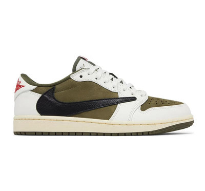 R'代購 Travis Scott Jordan 1 Low OG SP Medium Olive 倒勾 橄欖 DM7866-200