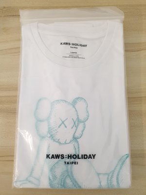 KAWS:HOLIDAY Taipei 小籠包T恤 全新白色L號, 粉紅M號